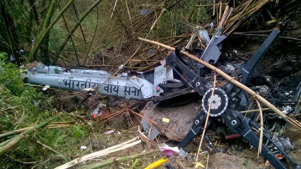 Air Force helicopter crash in Assam, 2 pilots death