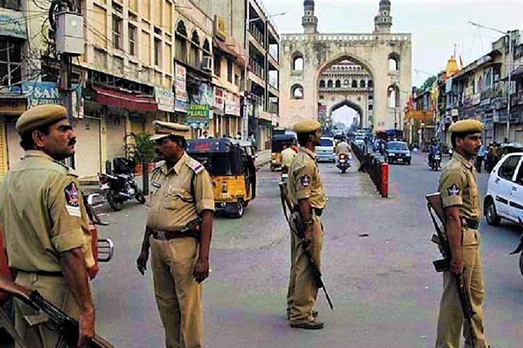 security tight in Hyderabad mosque 