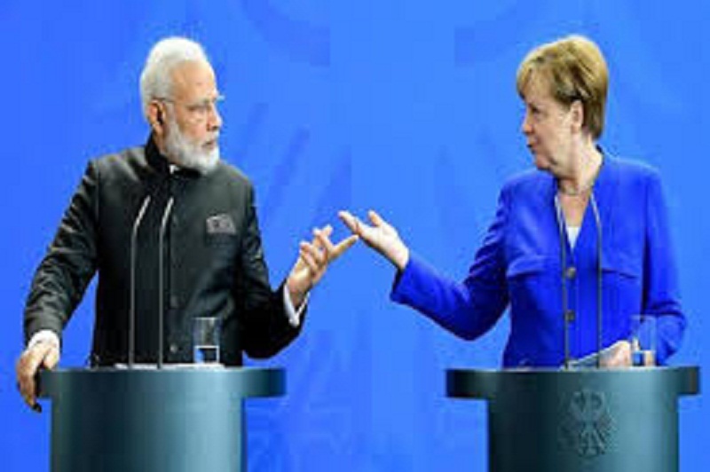 PM Narendra Modi and German Chancellor Angela Merkel