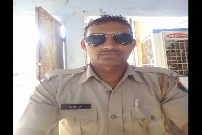 Rajasthan police man 