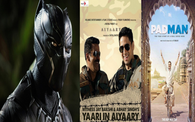 black panther aiyaary padman box office collection