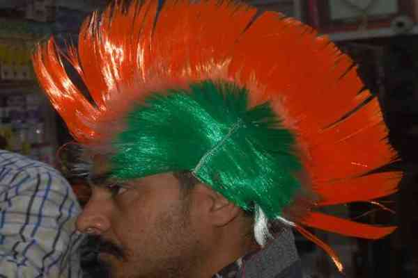 Holi Festival Preparation in Market