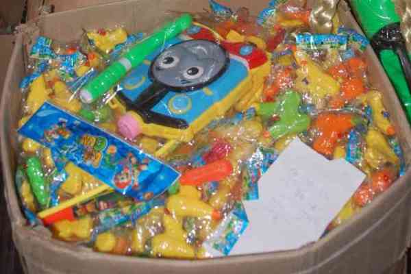 Holi Festival Preparation in Market