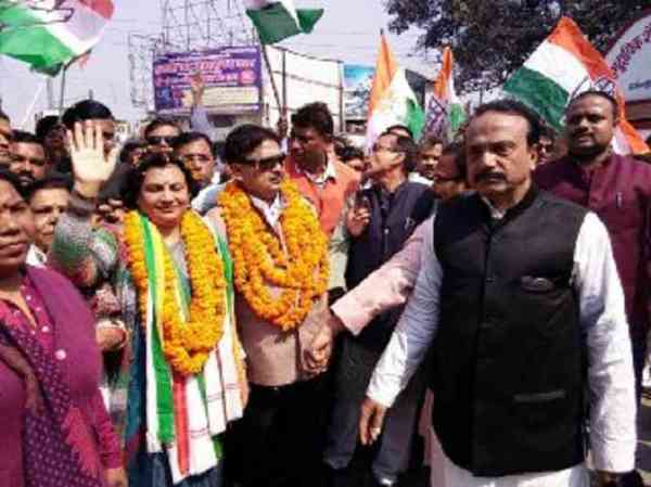 Bjp and Congress Candidate Nomination at same time