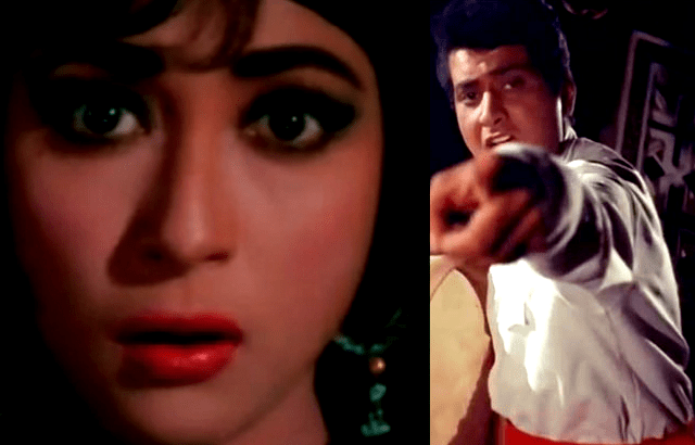 Manoj Kumar and Mala Sinha