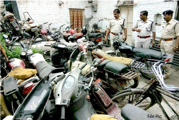  Question on Police protection in Rajasthan Vehicle theft from Poilce Station