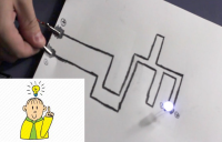 electricity from paper and pencil