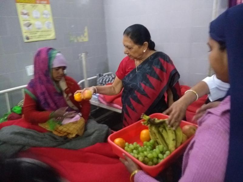 Governor Anand Ben Patel, inspection of primary health center