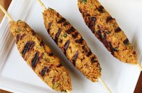 corn seekh kebab