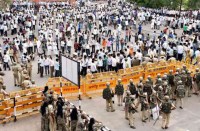 Farmers Agitation in Rajasthan Ninder Zameen Samadhi Satyagraha JDA in action