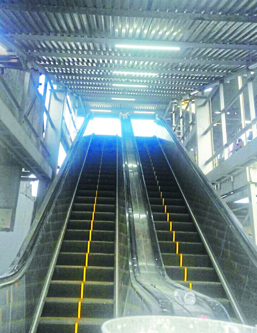 Two escalators at Surat station, two lift facility soon