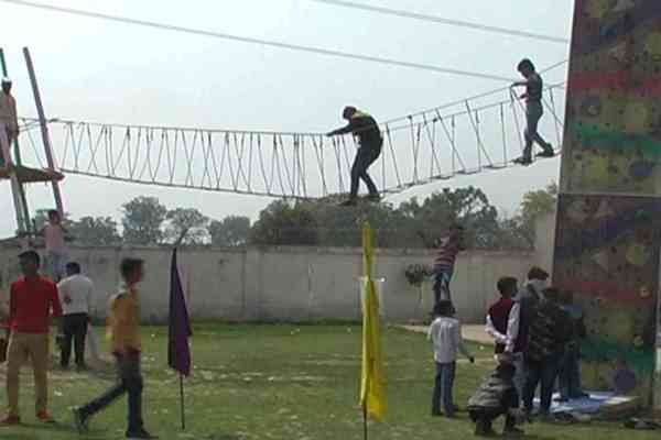 Paragliding in School Kaushambi