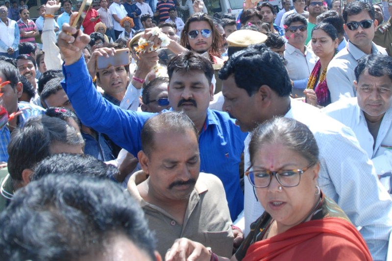 राजस्थान की CM वसुधरा राजे