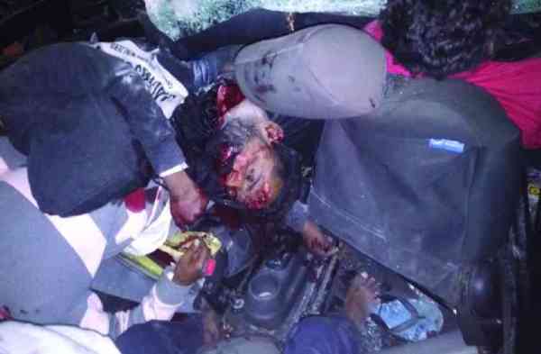 ganeshgarh car trolley accident four died two injured