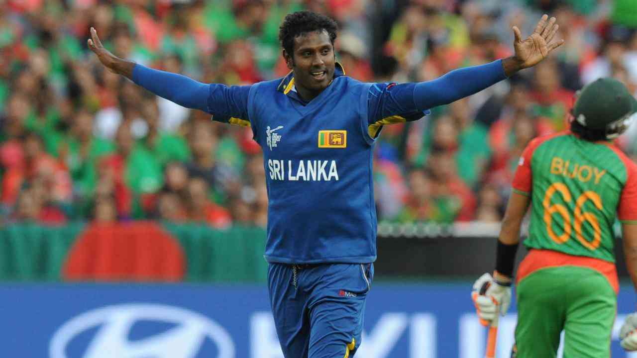 Angelo Mathews out of Nidas Trophy due to hamstring