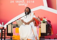 आर्ट आफ लिविंग के कार्यक्रम में पहुंचे थे कानपुर, खुलकर बोले आध्यात्मिक गुरू