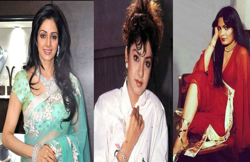 Sridevi, Divya Bharti and Parveen Babi