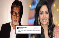 amitabh bachchan tweet on sridevi death