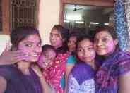 Holi selfie