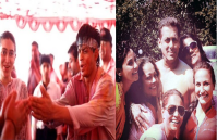 Shahrukh and Salman holi