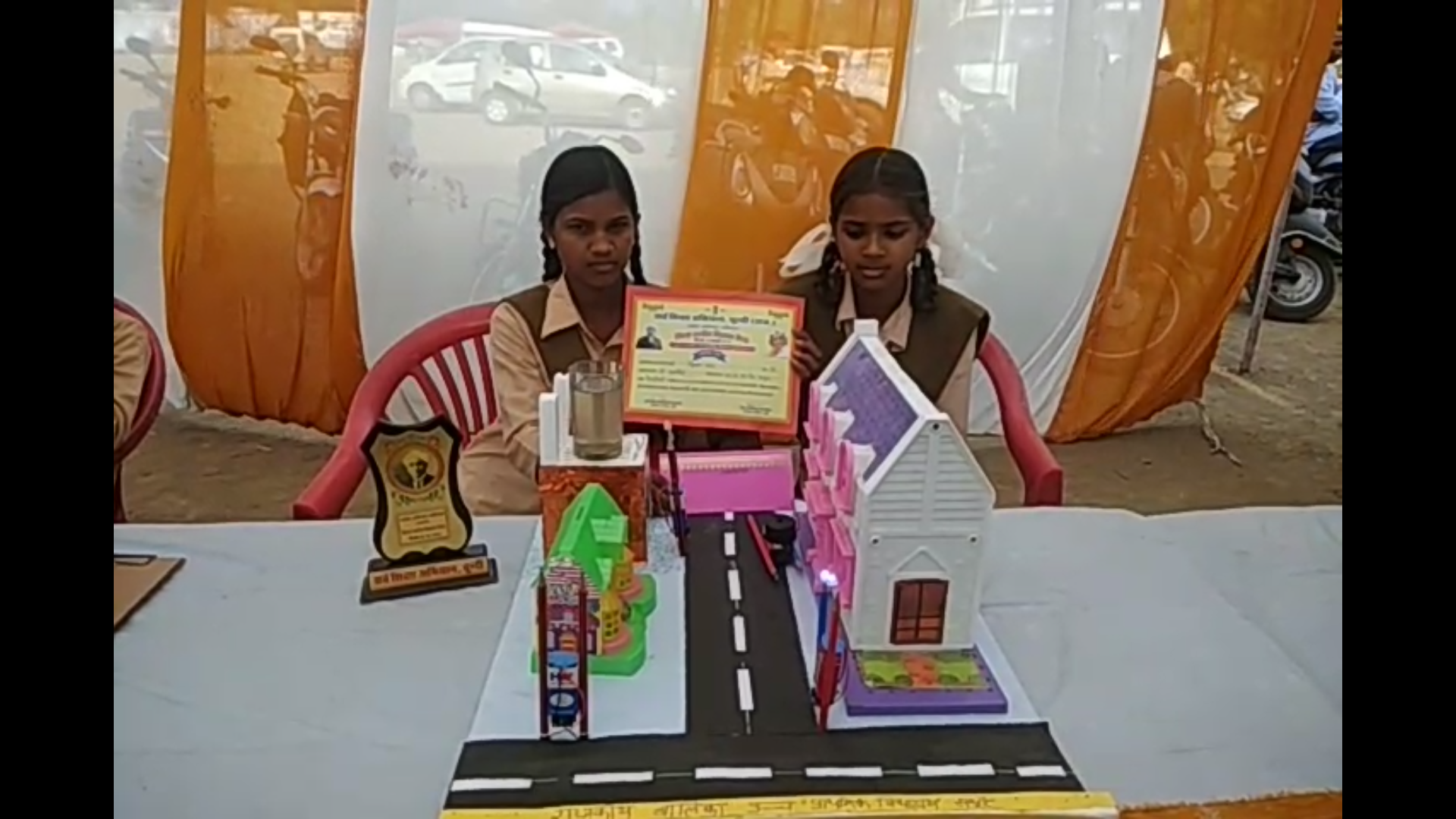 Model display on Science Day