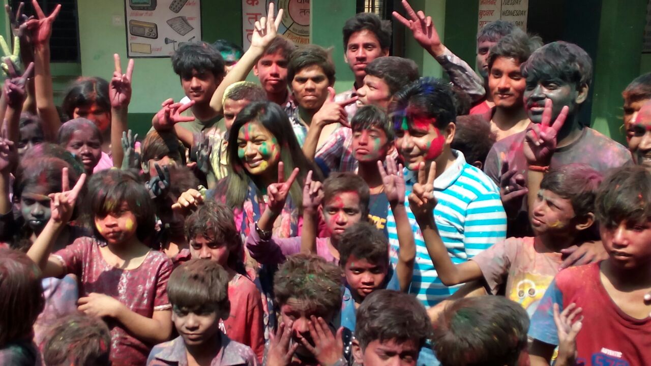 Holi celebration: Youth sparked a lot of color