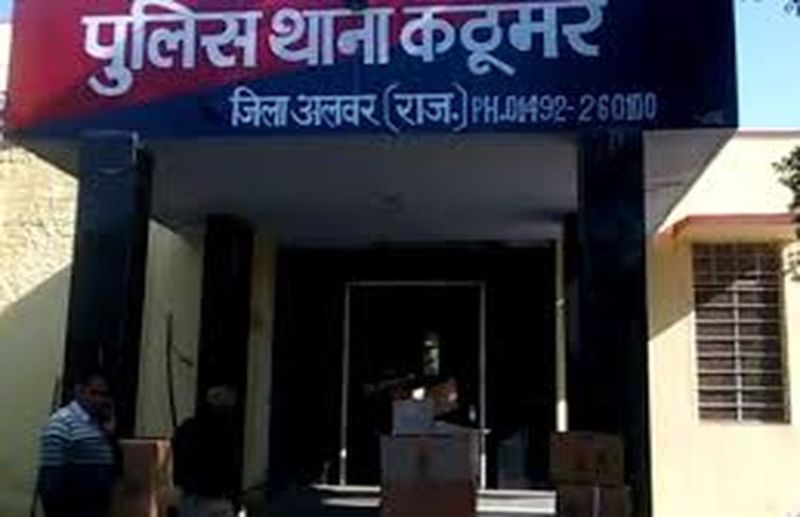 JCB demolished the wall in the presence of police and administration