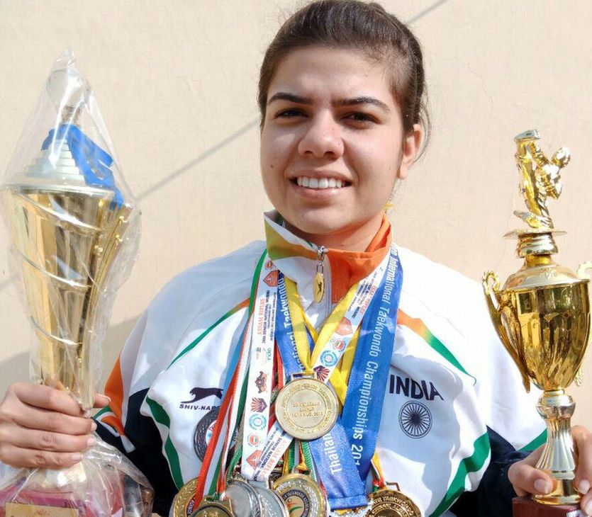 Chitra singh of alwar won bronze medal in iran in vushu