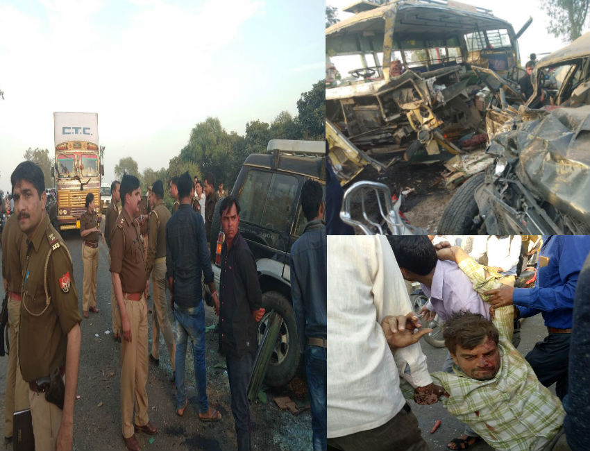 Accident on Agra Jaipur Highway