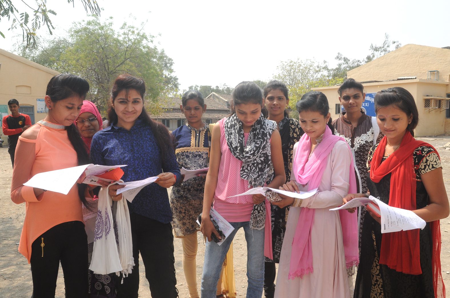 mp board exams students caught cheat in sanskrit