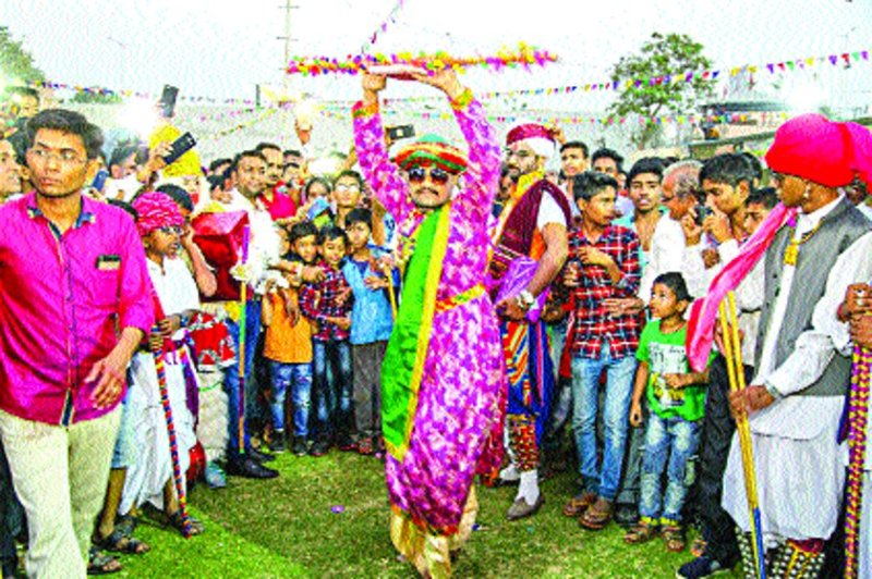 Rangila Rajasthan showing in Sola Ranuja temple