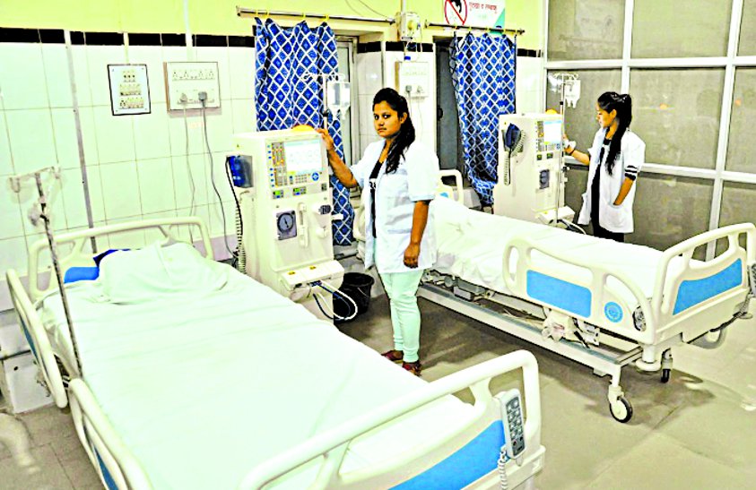 Dialysis facility started, govt. District Hospital