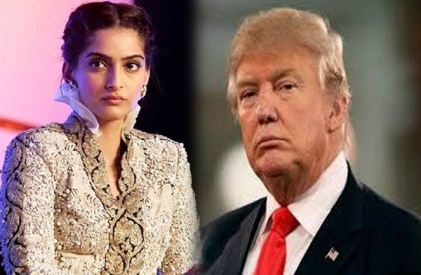 Sonam Kapoor-donald Trump
