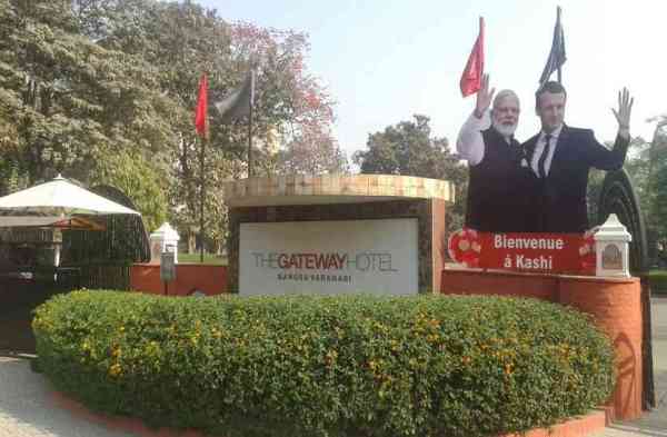 नदेसर स्थित ताज होटल में पीएम मोदी व फ्रांस के राष्ट्रपति इमैनुअल मैंक्रोन लंच लेंगे