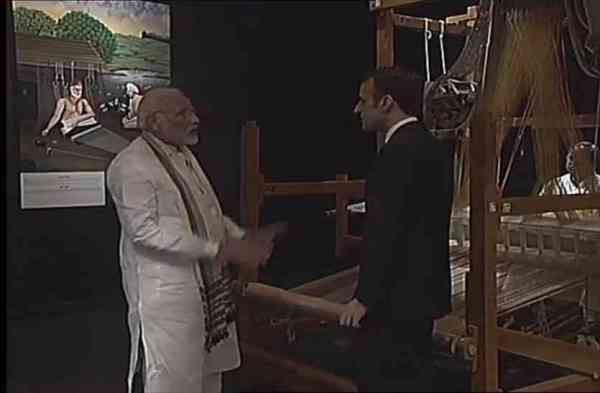 PM Modi and France President Emmanuel Macron