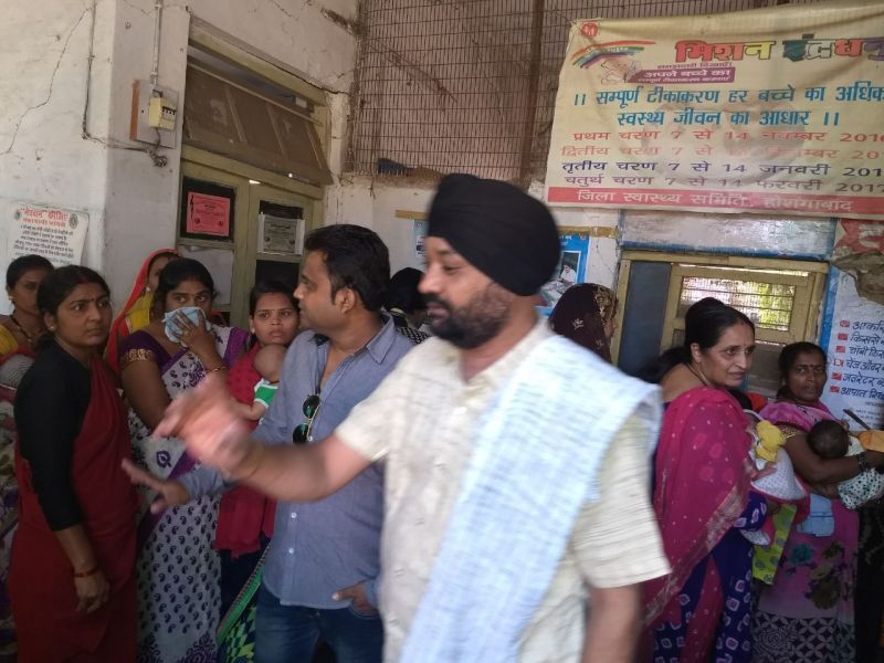 itarsi, health department, tikakaran, sansad pratinidhi, dspm hospital