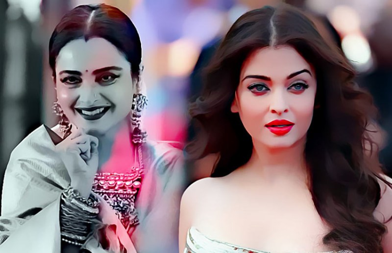 aishwarya rai and rekha