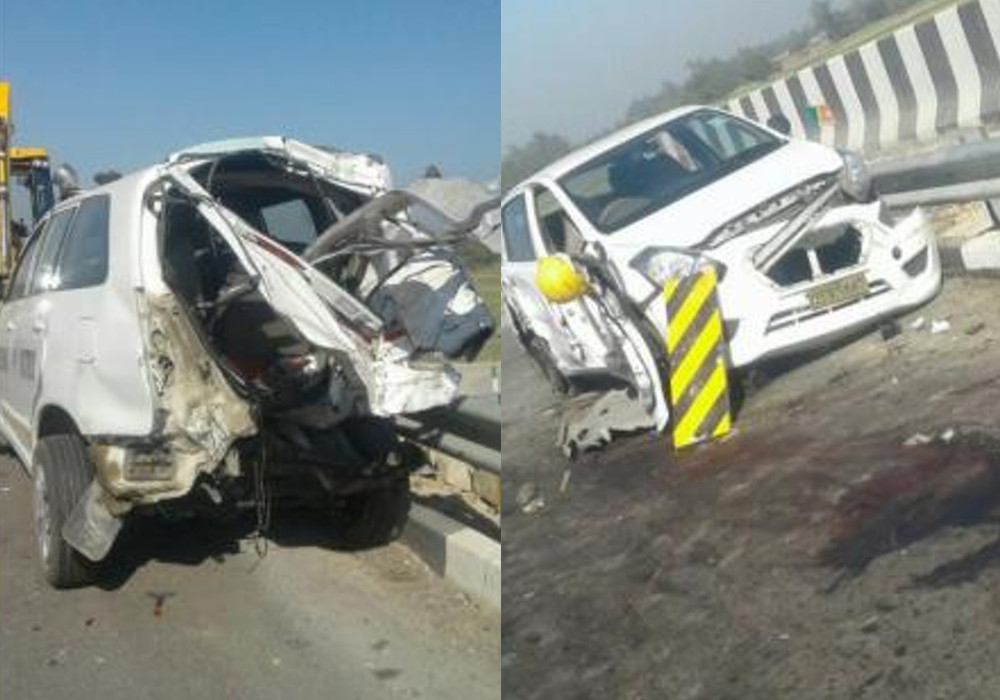 Agra Lucknow expressway Road accident Unnao UP news
