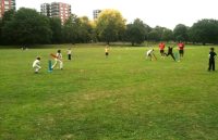 kids playing in park