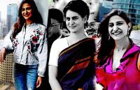 Aahana Kumra as priyanka gandhi in movie the accidental prime minister