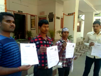 People facing problem in SP office police verification Unnao