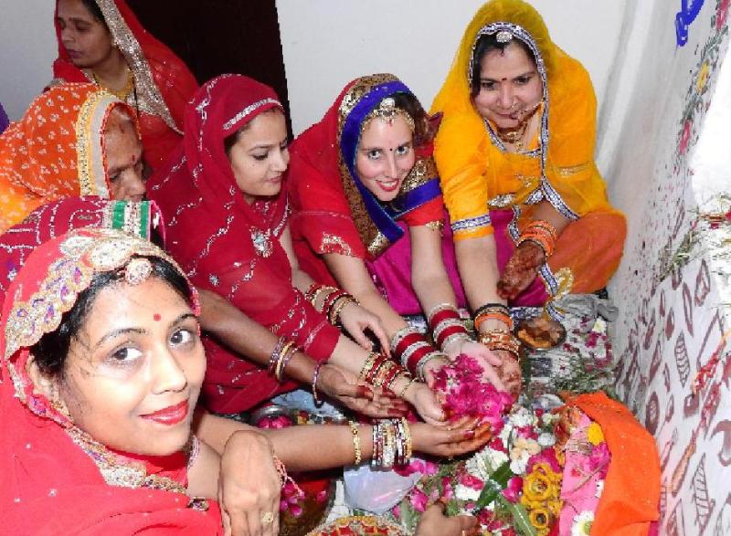 Bundi Gangaur echoed to Israel.festival celebrated traditional heritag