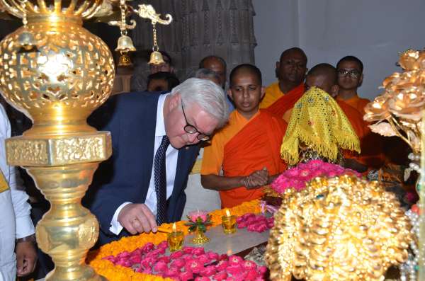 German President in varanasi