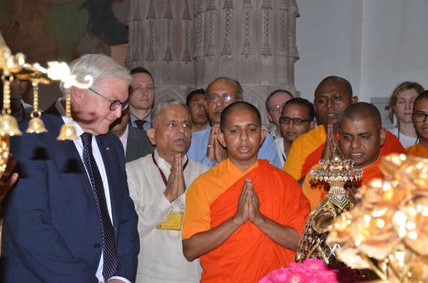German President in varanasi