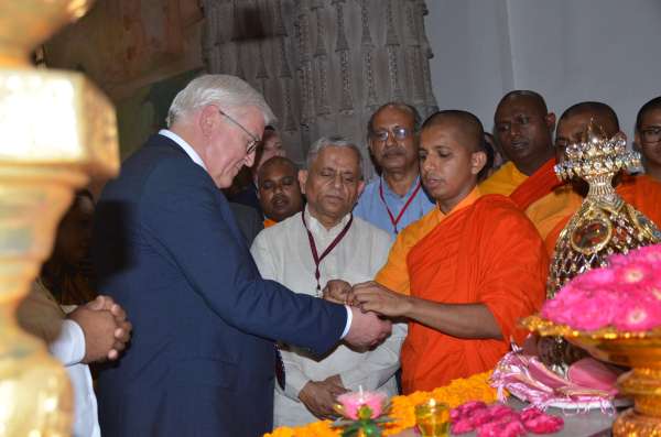 German President in varanasi