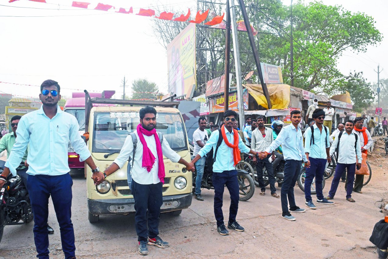 Students on the road when demands are not fulfilled