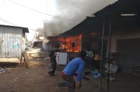 Fire in two shops 