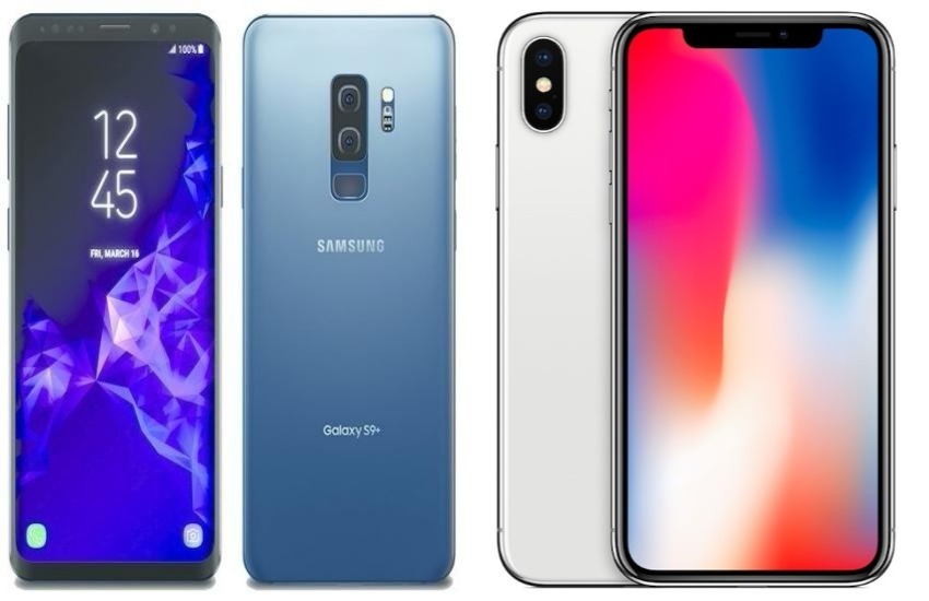 Iphone x vs Galaxy S9