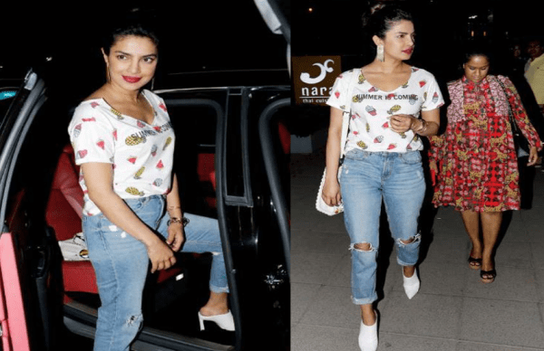 सलमान की बहन के साथ इस अंदाज में नजर आई प्रियंका चोपड़ा