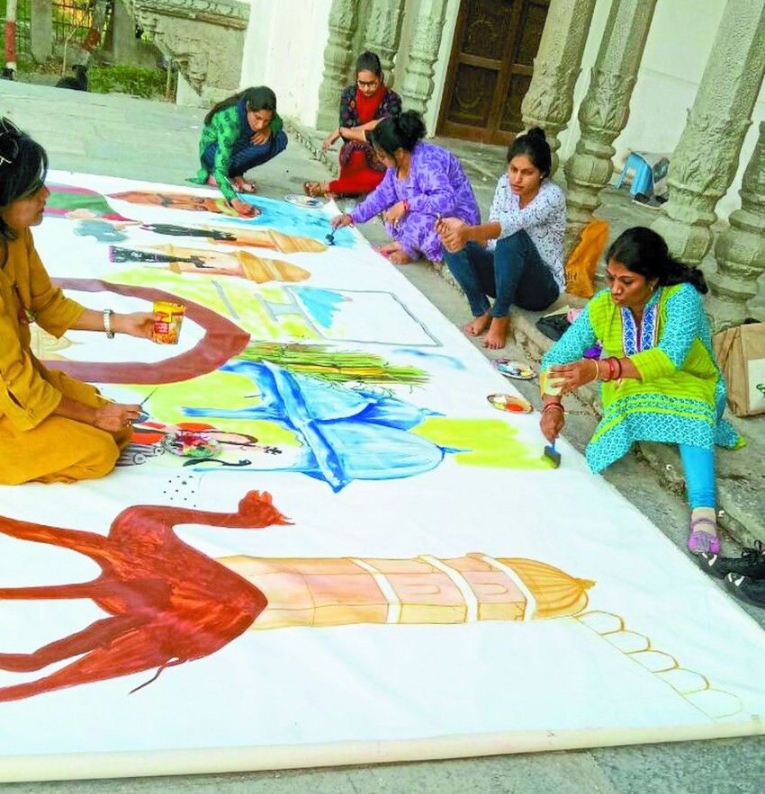 RAJASTHAN DIWAS 2018: Rajasthan's cultural on one canvas udaipur